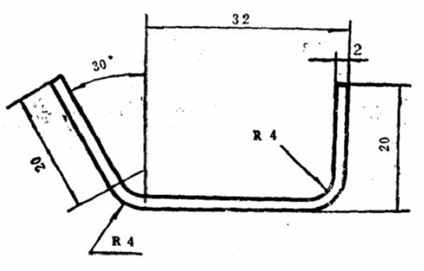 五金沖壓加工件展開(kāi)圖