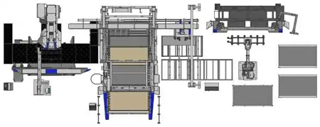 圖6 沖床與自動分揀料庫單元獨(dú)立全自動分揀運(yùn)行模式