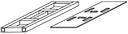 圖4-2鈑金加工件過(guò)樣法